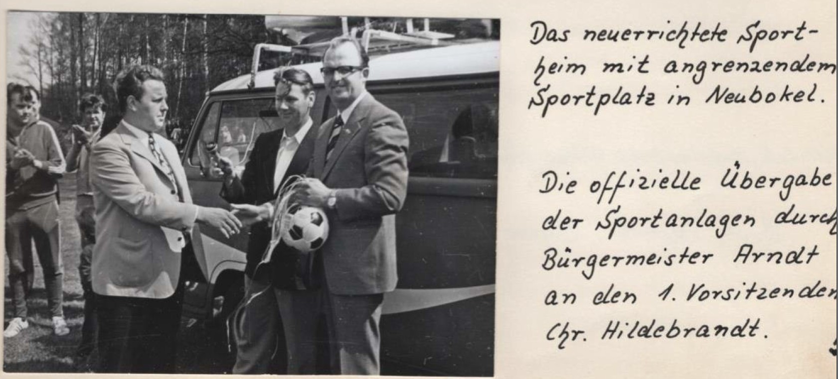 1973 Übergabe